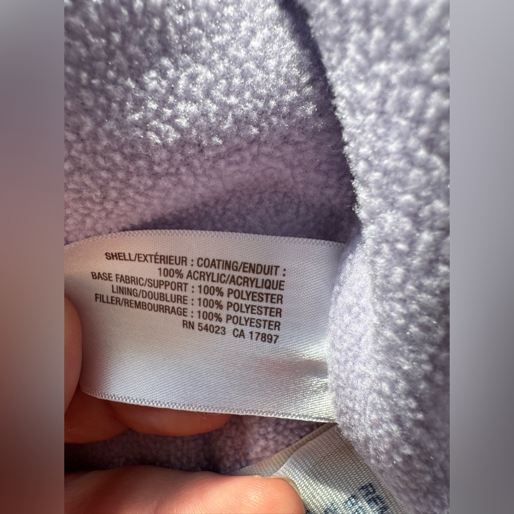 Y2k Old Navy Purple/Blue Puffer Vest 3T - Picture 7 of 7